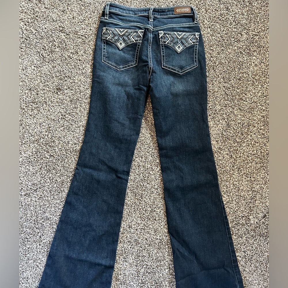 Shyanne Flares with Embroidered Pockets